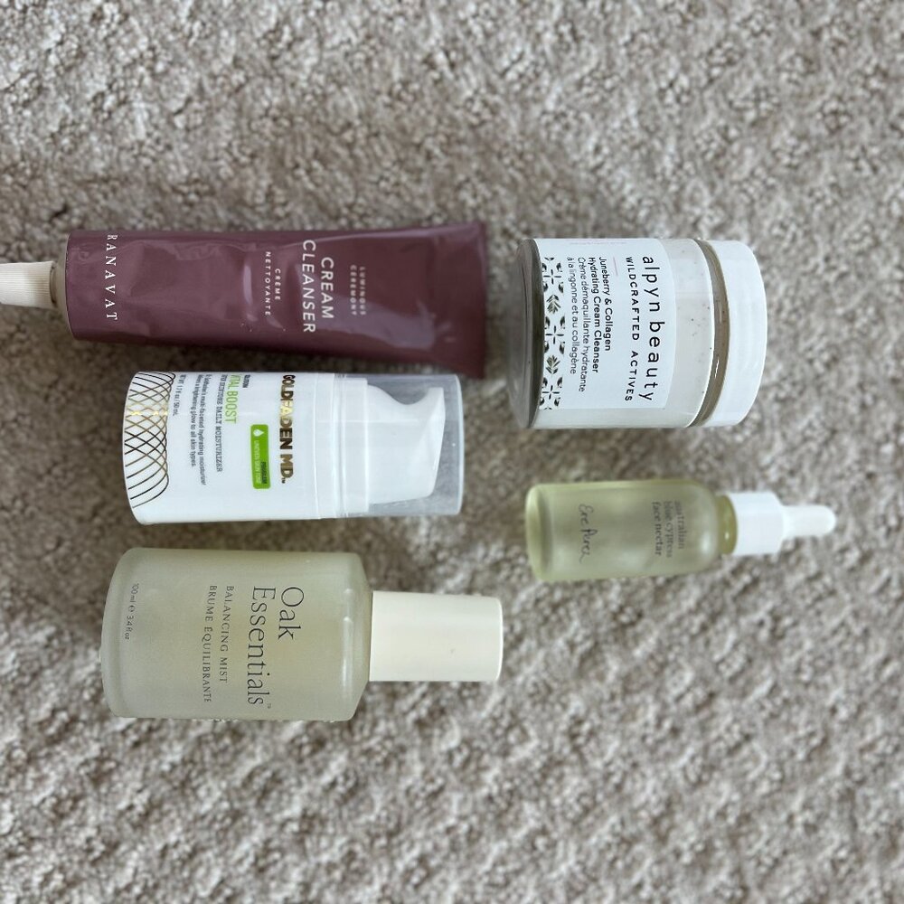 Clean beauty skincare bundle x4